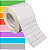 Etiqueta adesiva 50x20mm 5x2cm (2 colunas) Couche p/ Zebra ZT230 S4M ZT410 - Rolo c/ 90m Tubete 3 polegadas - Imagem 1