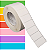 Etiqueta adesiva 60x30mm 6x3cm Couche p/ Zebra ZT230 S4M ZT410 - Rolo c/ 2727 (90m) Tubete 3 polegadas - Imagem 1