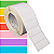 Etiqueta adesiva 70x30mm 7x3cm Couche p/ Zebra ZT230 S4M ZT410 - Rolo c/ 2727 (90m) Tubete 3 polegadas - Imagem 1