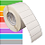 Etiqueta adesiva 80x30mm 8x3cm Couche p/ Zebra ZT230 S4M ZT410 - Rolo c/ 2727 (90m) Tubete 3 polegadas - Imagem 1