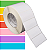 Etiqueta adesiva 80x40mm 8x4cm Couche p/ Zebra ZT230 S4M ZT410 - Rolo c/ 2094 (90m) Tubete 3 polegadas - Imagem 1