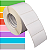 Etiqueta adesiva 85x50mm 8,5x5cm Couche p/ Zebra ZT230 S4M ZT410 - Rolo c/ 1698 (90m) Tubete 3 polegadas - Imagem 1