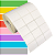 Etiqueta adesiva 33x25mm 3,3x2,5cm (3 colunas) Couche p/ Zebra Argox Elgin - Rolo c/ 3213 (30m) - Imagem 1