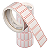 Etiqueta adesiva tarja borda vermelha multiuso 39x20mm 3,9x2cm Nº 6 - 5 rolos com 600 (12m) - Imagem 1