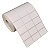 Etiqueta adesiva 33x22mm 3,3x2,2cm (3 colunas) Poliéster branco brilho p/ Zebra Argox Elgin - Rolo c/ 3600 (30m) - Imagem 1