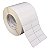 Etiqueta adesiva 50x25mm 5x2,5cm (2 colunas) Poliéster branco brilho p/ Zebra ZT230 S4M ZT410 Rolo c/ 90m Tubete 3 pol - Imagem 1