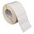 Etiqueta adesiva 80x50mm 8x5cm Poliéster branco brilho p/ Zebra ZT230 S4M ZT410 - Rolo c/ 1698 (90m) Tubete 3 polegadas - Imagem 1