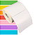 Etiqueta adesiva 80x80mm 8x8cm Couche p/ Zebra Argox Elgin - Rolo c/ 361 (30m) - Imagem 1
