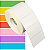 Etiqueta adesiva 45x25mm 4,5x2,5cm (1 coluna) Couche p/ Zebra Argox Elgin - Rolo c/ 1071 (30m) - Imagem 1