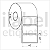 Etiqueta adesiva 45x25mm 4,5x2,5cm (1 coluna) Poliéster branco brilho p/ Zebra Argox Elgin - Rolo c/ 1071 (30m) - Imagem 1