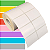 Etiqueta adesiva 50x35mm 5x3,5cm (2 colunas) Couche p/ Zebra Argox Elgin - Rolo c/ 1578 (30m) - Imagem 1