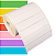 Etiqueta adesiva 100x20mm 10x2cm BOPP p/ Zebra Argox Elgin - Rolo c/ 1304 (30m) - Imagem 1
