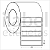 Etiqueta adesiva 100x20mm 10x2cm Couche p/ Zebra ZT230 S4M ZT410 - Rolo c/ 3912 (90m) Tubete 3 polegadas - Imagem 1