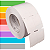 Etiqueta tag roupa 40x60mm 4x6cm (2 col) 1 picote Couche cartão p/ Zebra ZT230 S4M ZT410 Rolo 90m Tubete 3 pol - Imagem 1