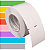 Etiqueta tag roupa 40x80mm 4x8cm (2 col) 2 picotes Couche cartão 170g Zebra ZT230 S4M Rolo 90m Tubete 3 pol - Imagem 1