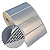 Etiqueta adesiva 100x40mm 10x4cm VOID prata fosco p/ Zebra Argox Elgin - Rolo c/ 698 (30m) - Imagem 1