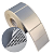 Etiqueta adesiva 40x25mm 4x2,5cm (1 coluna) VOID prata fosco p/ Zebra Argox Elgin - Rolo c/ 1071 (30m) - Imagem 1