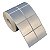 Etiqueta adesiva 40x40mm 4x4cm (2 colunas) VOID prata fosco p/ Zebra Argox Elgin - Rolo c/ 1394 (30m) - Imagem 1
