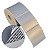 Etiqueta adesiva 50x50mm 5x5cm (1 coluna) VOID prata fosco p/ Zebra Argox Elgin - Rolo c/ 566 (30m) - Imagem 1