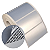 Etiqueta adesiva 80x40mm 8x4cm VOID prata fosco p/ Zebra Argox Elgin - Rolo c/ 698 (30m) - Imagem 1