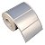 Etiqueta adesiva 80x40mm 8x4cm VOID prata fosco p/ Zebra Argox Elgin - Rolo c/ 698 (30m) - Imagem 1