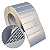 Etiqueta adesiva 100x25mm 10x2,5cm VOID prata fosco p/ Zebra ZT230 S4M ZT410 Rolo c/ 3213 (90m) Tubete 3 polegadas - Imagem 1