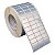 Etiqueta adesiva 30x15mm 3x1,5cm (3 colunas) VOID prata fosco p/ Zebra ZT230 S4M ZT410 Rolo 90m Tubete 3 polegadas - Imagem 1