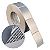 Etiqueta adesiva 40x60mm 4x6cm (1 coluna) VOID prata fosco p/ Zebra ZT230 S4M ZT410 Rolo c/ 90m Tubete 3 polegadas - Imagem 1