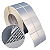 Etiqueta adesiva 40x60mm 4x6cm (2 colunas) VOID prata fosco p/ Zebra ZT230 S4M ZT410 Rolo c/ 90m Tubete 3 polegadas - Imagem 1
