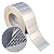 Etiqueta adesiva 60x25mm 6x2,5cm VOID prata fosco p/ Zebra ZT230 S4M ZT410 - Rolo c/ 3213 (90m) Tubete 3 polegadas - Imagem 1