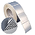 Etiqueta adesiva 60x60mm 6x6cm VOID prata fosco p/ Zebra ZT230 S4M ZT410 - Rolo c/ 1428 (90m) Tubete 3 polegadas - Imagem 1