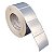 Etiqueta adesiva 60x60mm 6x6cm VOID prata fosco p/ Zebra ZT230 S4M ZT410 - Rolo c/ 1428 (90m) Tubete 3 polegadas - Imagem 1