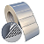 Etiqueta adesiva 90x35mm 9x3,5cm VOID prata fosco p/ Zebra ZT230 S4M ZT410 - Rolo c/ 2368 (90m) Tubete 3 polegadas - Imagem 1