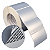 Etiqueta adesiva 90x60mm 9x6cm VOID prata fosco p/ Zebra ZT230 S4M ZT410 - Rolo c/ 1428 (90m) Tubete 3 polegadas - Imagem 1