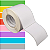 Etiqueta adesiva 100x110mm 10x11cm Couche REMOVÍVEL p/ Zebra ZT230 S4M ZT410 - Rolo c/ 90m Tubete 3 polegadas - Imagem 1