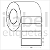 Etiqueta adesiva 100x35mm 10x3,5cm Couche REMOVÍVEL p/ Zebra ZT230 S4M ZT410 - Rolo c/ 90m Tubete 3 polegadas - Imagem 2