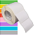 Etiqueta adesiva 100x50mm 10x5cm Couche REMOVÍVEL p/ Zebra ZT230 S4M ZT410 - Rolo c/ 90m Tubete 3 polegadas - Imagem 1