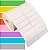 Etiqueta adesiva 50x15mm 5x1,5cm (2 colunas) Couche REMOVÍVEL p/ Zebra Argox Elgin - Rolo c/ 3332 (30m) - Imagem 1