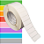 Etiqueta adesiva 50x20mm 5x2cm (1 coluna) Couche REMOVÍVEL p/ Zebra ZT230 S4M ZT410 Rolo c/ 90m Tubete 3 pol - Imagem 1