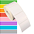 Etiqueta adesiva 50x40mm 5x4cm (1 coluna) Couche REMOVÍVEL p/ Zebra Argox Elgin - Rolo c/ 697 (30m) - Imagem 1