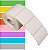 Etiqueta adesiva 60x40mm 6x4cm Couche REMOVÍVEL p/ Zebra Argox Elgin - Rolo c/ 698 (30m) - Imagem 1