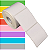 Etiqueta adesiva 60x60mm 6x6cm Couche REMOVÍVEL p/ Zebra Argox Elgin - Rolo c/ 476 (30m) - Imagem 1