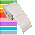 Etiqueta adesiva 60x80mm 6x8cm Couche REMOVÍVEL p/ Zebra Argox Elgin - Rolo c/ 361 (30m) - Imagem 1