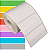 Etiqueta adesiva 80x40mm 8x4cm Couche REMOVÍVEL p/ Zebra Argox Elgin - Rolo c/ 698 (30m) - Imagem 1