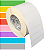 Etiqueta adesiva 85x25mm 8,5x2,5cm Couche REMOVÍVEL p/ Zebra ZT230 S4M ZT410 - Rolo c/ 90m Tubete 3 polegadas - Imagem 1