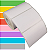 Etiqueta adesiva 95x60mm 9,5x6cm Couche REMOVÍVEL p/ Zebra Argox Elgin - Rolo c/ 476 (30m) - Imagem 1
