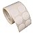 Etiqueta adesiva redonda 40mm 4cm Couche REMOVÍVEL - Rolo c/ 500 (10,5m) Tubete 3 polegadas - Imagem 3