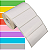 Etiqueta adesiva 100x40mm 10x4cm Tyvek® p/ Zebra Argox Elgin - Rolo c/ 698 (30m) - Imagem 1