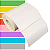 Etiqueta adesiva 100x65mm 10x6,5cm Tyvek® p/ Zebra Argox Elgin - Rolo c/ 441 (30m) - Imagem 1