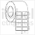 Etiqueta adesiva 40x25mm 4x2,5cm (2 colunas) Tyvek® p/ Zebra ZT230 S4M ZT410 - Rolo c/ 90m Tubete 3 polegadas - Imagem 2